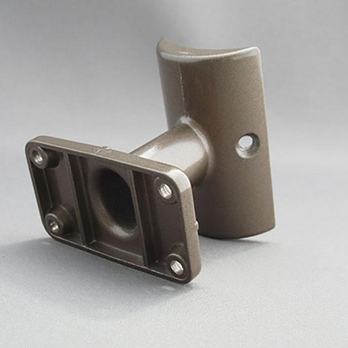 木製手すりセット まとめ売り 45mm 笠木取り付け 手すり 金具 ブラケット 45Ф カラー：ブロンズ