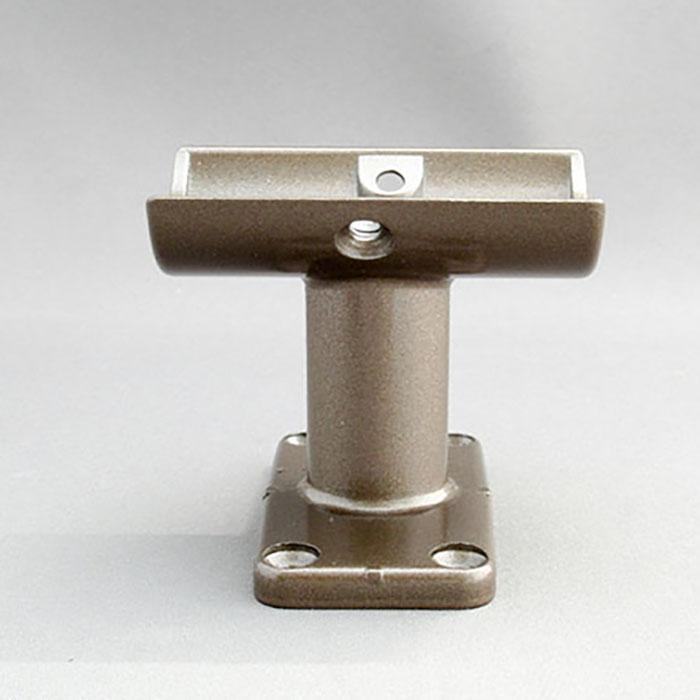 45mm 笠木取り付け 手すり 金具 ブラケット 45Ф カラー：ブロンズ