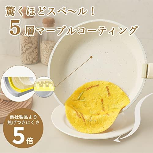 CAROTE カローテ フライパンセットIH&ガ ス火対応 鍋セット5点 CAROTE カローテ フライパンセットIH&ガ ス火対応 鍋セット5点
