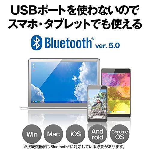 バッファロー 5ボタン Bluetooth 5.0 Blue LED マウス ブラック 戻る/進むボタン｜itsumonostore｜02