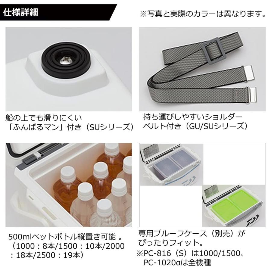 ダイワ(DAIWA) クーラーボックス 釣り/アウトドア/キャンプ クールラインα3 GU2の画像