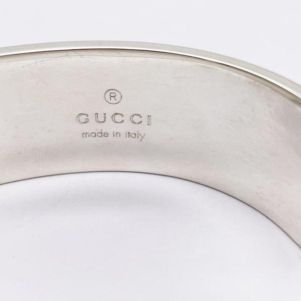 GUCCI(グッチ) ヘビーウエイト バングル シルバー ユニセックス中古B20230704｜itsyoursbyapre｜06