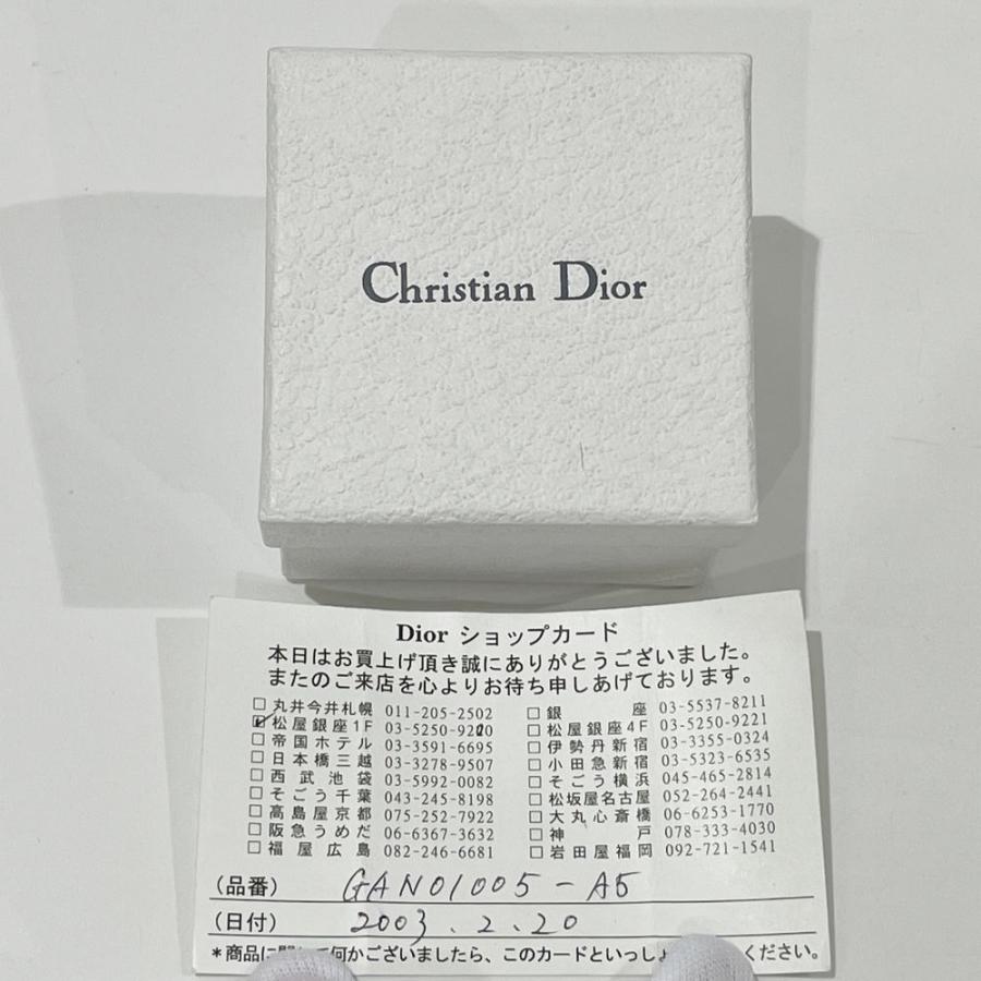 中古B/標準 Christian Dior クリスチャンディオール メタル プラスチック イヤリング ロゴ ジャドール ヴィンテージ レディース シルバー×ホワイト   20453564｜itsyoursbyapre｜09