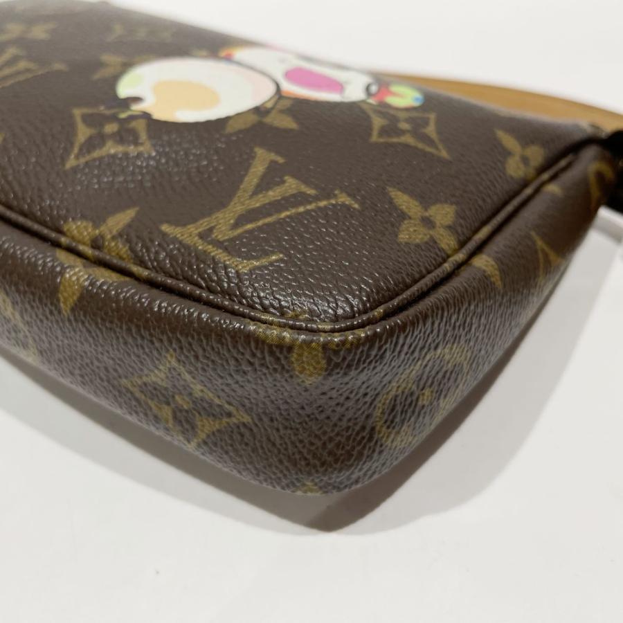 中古B/標準 LOUIS VUITTON ルイ・ヴィトン ハンドバッグ M51981 モノグラムパンダ ポシェット アクセソワール 村上隆 レディース   20456572｜itsyoursbyapre｜05