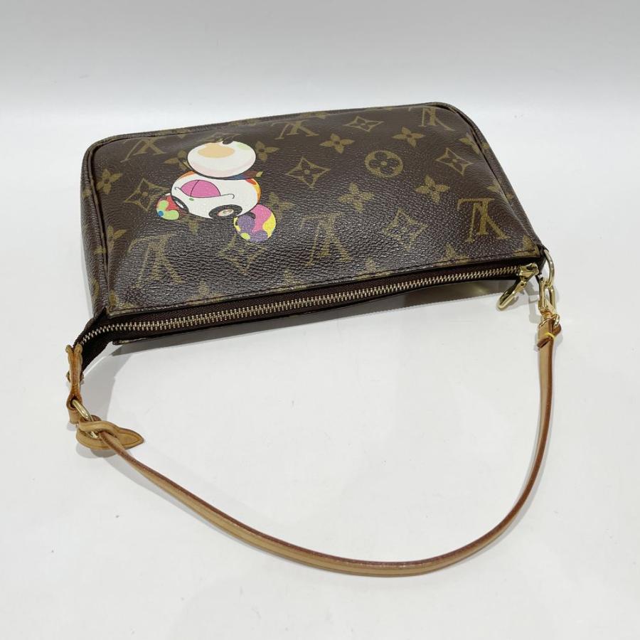 中古B/標準 LOUIS VUITTON ルイ・ヴィトン ハンドバッグ M51981 モノグラムパンダ ポシェット アクセソワール 村上隆 レディース   20456572｜itsyoursbyapre｜07