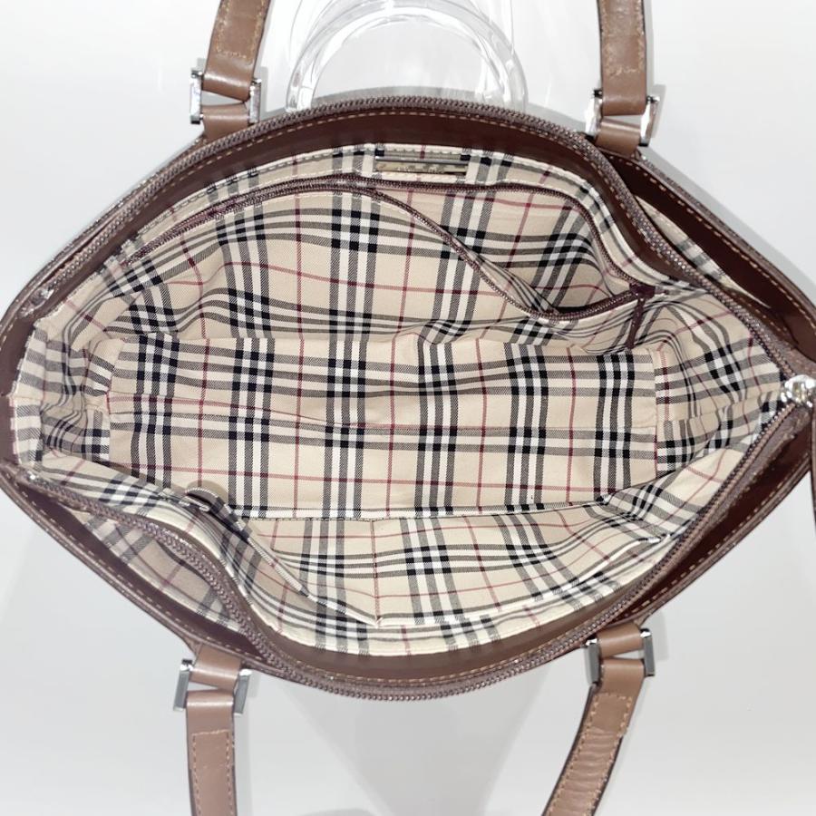 中古B/標準 BURBERRY バーバリー ハンドバッグ ロゴ 内部チェック  レディース   20465078｜itsyoursbyapre｜07