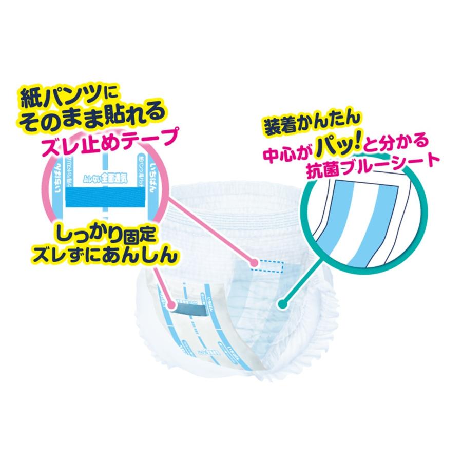 【当日発送】 エルモア いちばん 大人用紙おむつ パンツ専用 尿取りパッド 紙パンツ用 パッド スリム 42枚×6袋 パット 男女兼用 介護 大人用 紙おむつ ぱっど | リフレ（紙おむつ） | 02