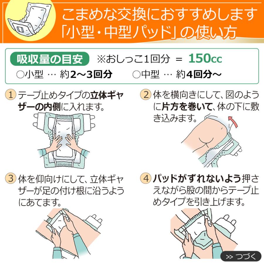 リフレ サラケアパッド 大人用紙おむつ 尿とりパッド 尿漏れパッド