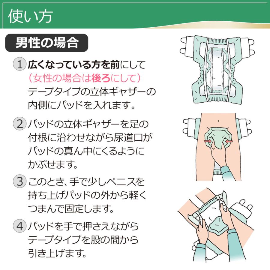 「まとめ買いで10％OFF」大人用紙おむつ パッド リフレ 高吸収パッド ハイパー スキンプロ プレミアム 30枚×4袋 おしっこ約9回分 | リフレ ハイパーシリーズ | 03