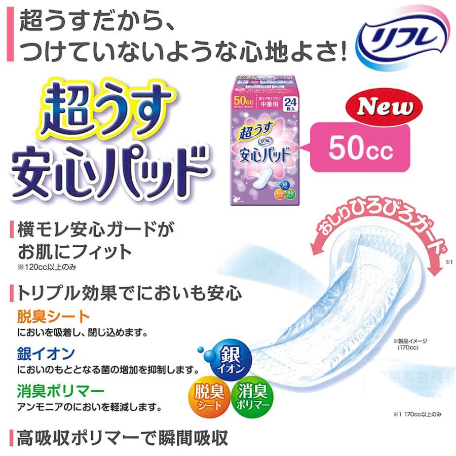 リフレ 超うす安心パッド 「まとめ買いで10％OFF」 尿もれが少し気に