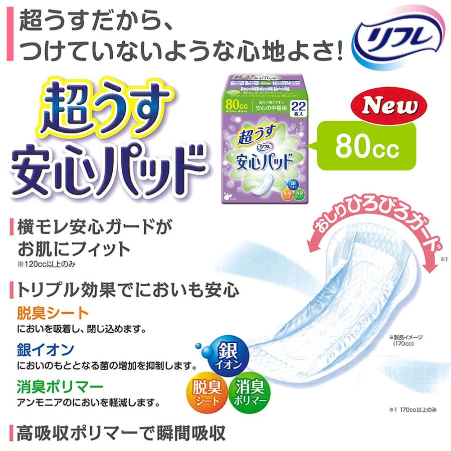 リフレ 超うす安心パッド 「まとめ買いで10％OFF」 尿もれが少し気に