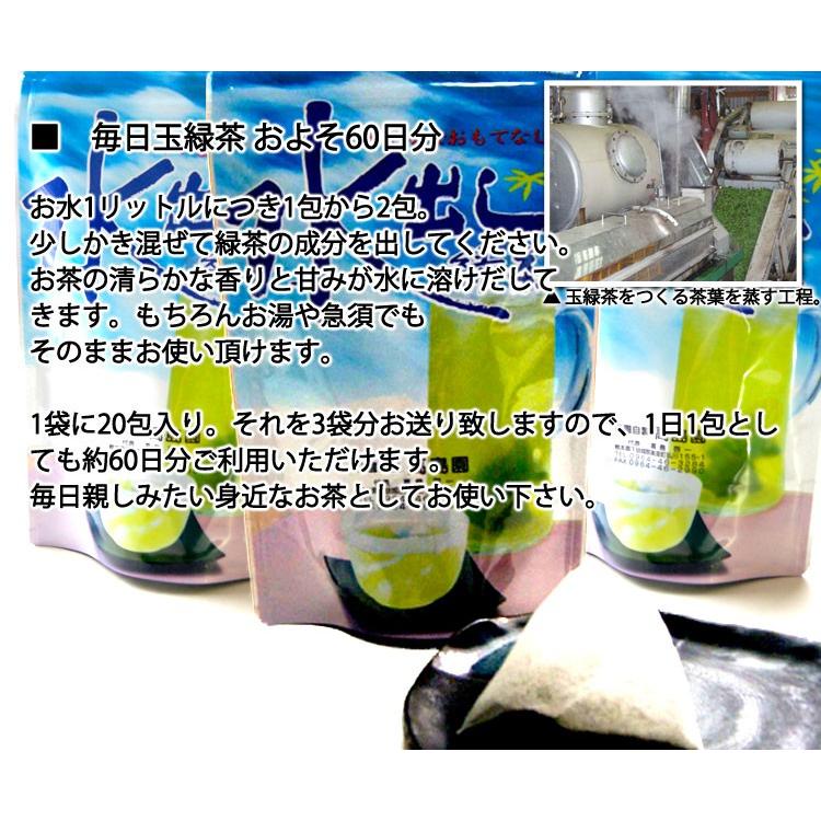 2025年産 茶 水出し 緑茶 1袋 約100g （ティーバッグ5g×20袋） 無