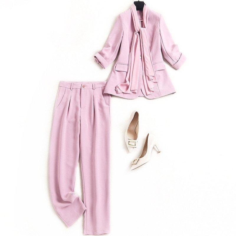 人気ブランド新作豊富 上下セット セットアップ 40代 30代 着痩せ Ol 通勤 パンツスーツ レディース セットアップ 色 グリーン Www Informasidaerah Com