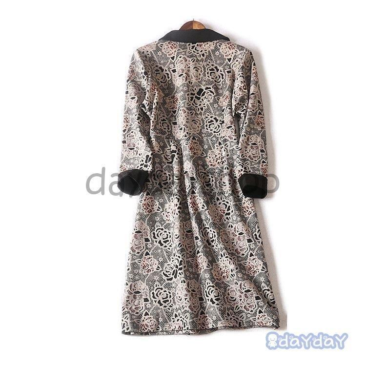 人気商品の ポケット フロントボタン 花柄 襟付き アウター ジャケット モダン ストリート かわいい キレイ目 お出かけファッション 女子会 母親 ドライブ デート ノーカラージャケット カラー 1 Color Neoherramientas Tools