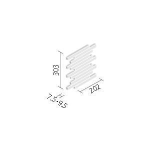 LIXIL　エコカラットプラス　ECP-2520NET/DNT3　ディニタ　25×202角ネット張り　ダークグレー　｜ituitu｜06