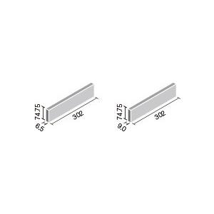 ECP-375/RTZ3Nラフクォーツ　 グレー エコカラット ラフクォーツ 303×75角平 ECP-375/RTZ3N