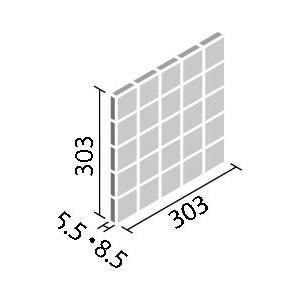 LIXIL エコカラットプラス ペトラスクエア 60角ネット張り ECP-60NET/PTS1N ライトグレー | LIXIL | 05