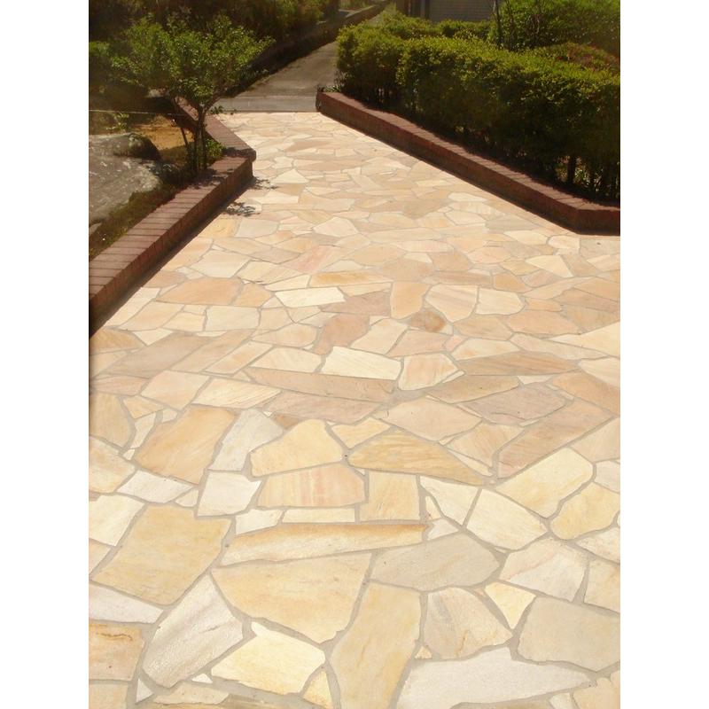 ブラジル産 乱張石 アルピノイエロー 約10㎡入り