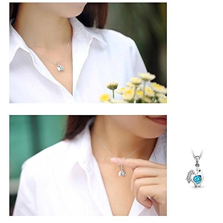 IUHA 【干支アニマルシリーズ】未（ひつじ）ネックレス スワロフスキー