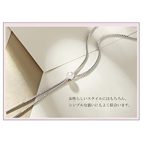 レディース ◎極上品◎スワロフスキー ネックレス パール ロング 