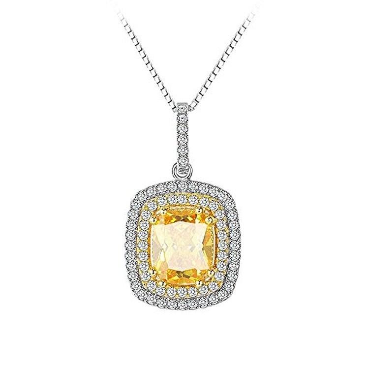 IUHA【ヴィクトリア】ネックレス S925シルバー キュービックジルコニア 金属アレルギーと変色防止