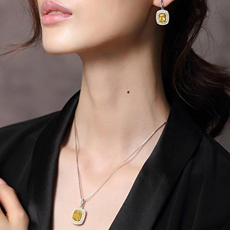 IUHA【ヴィクトリア】ネックレス S925シルバー キュービックジルコニア 金属アレルギーと変色防止_1