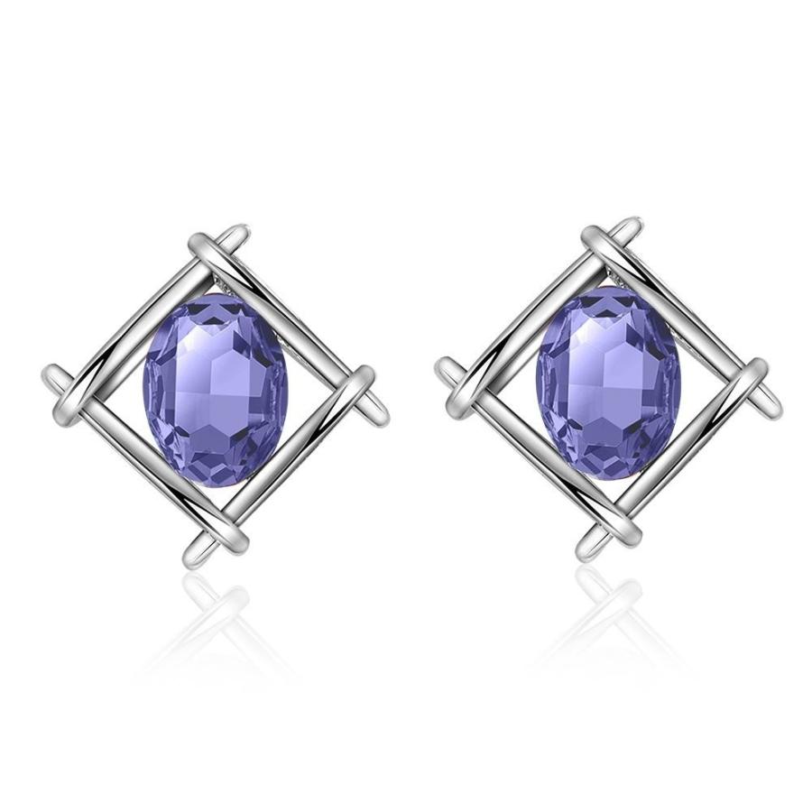 1点作品⭐︎ 大粒サファイアピアス　イヤリングに変更可能☺︎ IUHA 【青い瞳】 ピアス 合成サファイア : trendicon-Yahoo!店