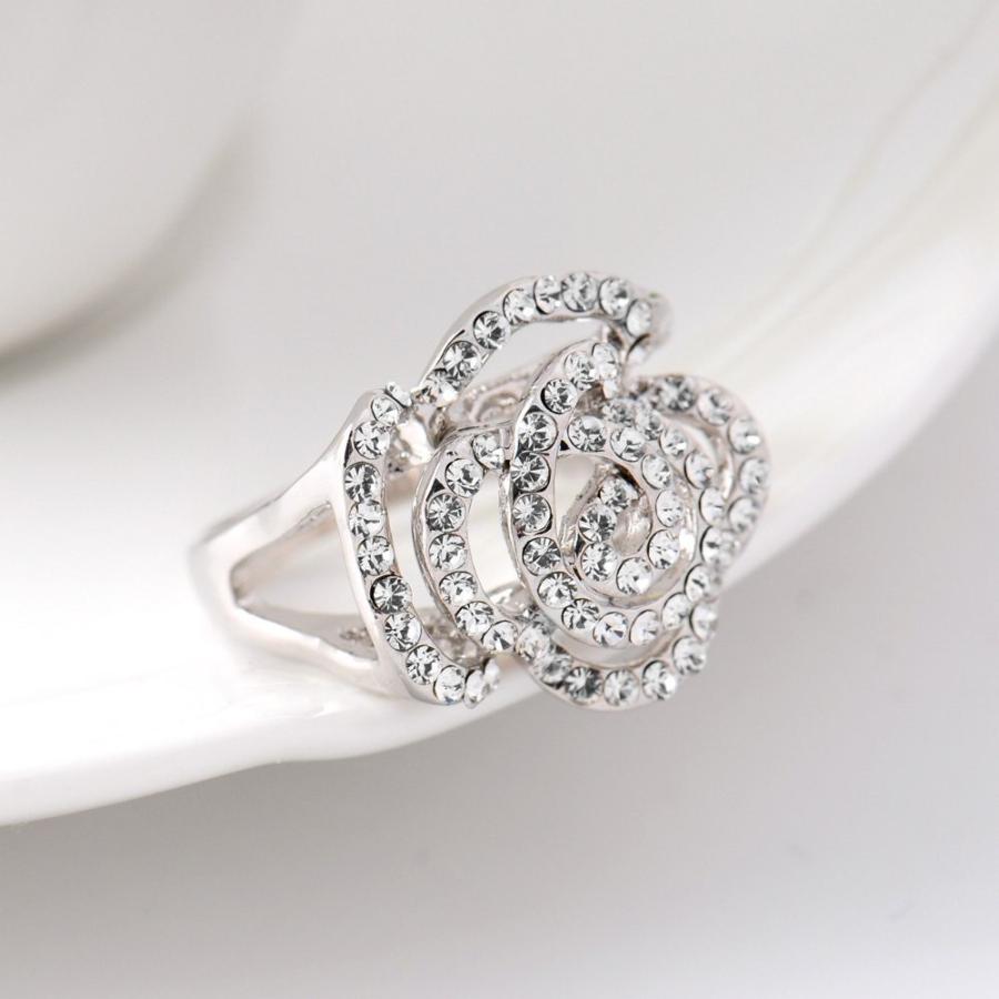 IUHA 18Kゴールドメッキ Piaget Roseピアジェ ローズ風バラデザイン