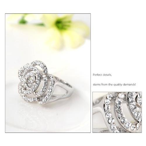 IUHA 18Kゴールドメッキ Piaget Roseピアジェ ローズ風バラデザイン