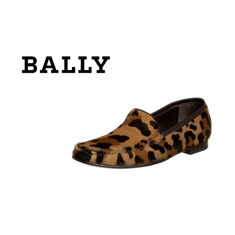 Bally バリー ローファー ファー ハラコ レザー シューズ