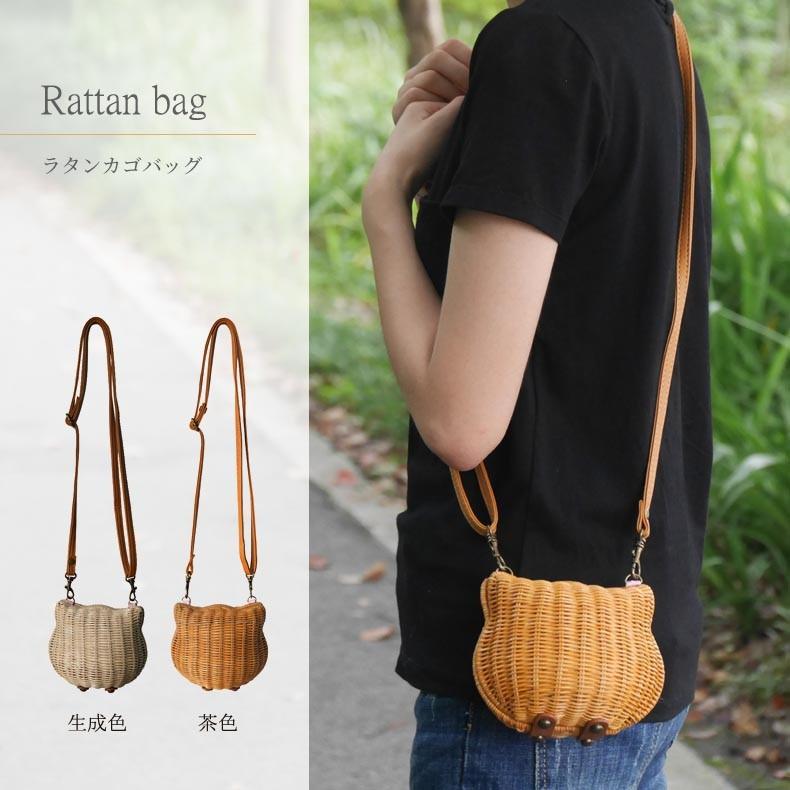 イウハ Iuha 可愛いねこ 猫 キティモチーフ 籐 かごバッグ S ショルダー付 クラッチバッグ ポーチ お財布 ラタン 天然素材 Iuhalztc Trendicon Yahoo 店 通販 Yahoo ショッピング