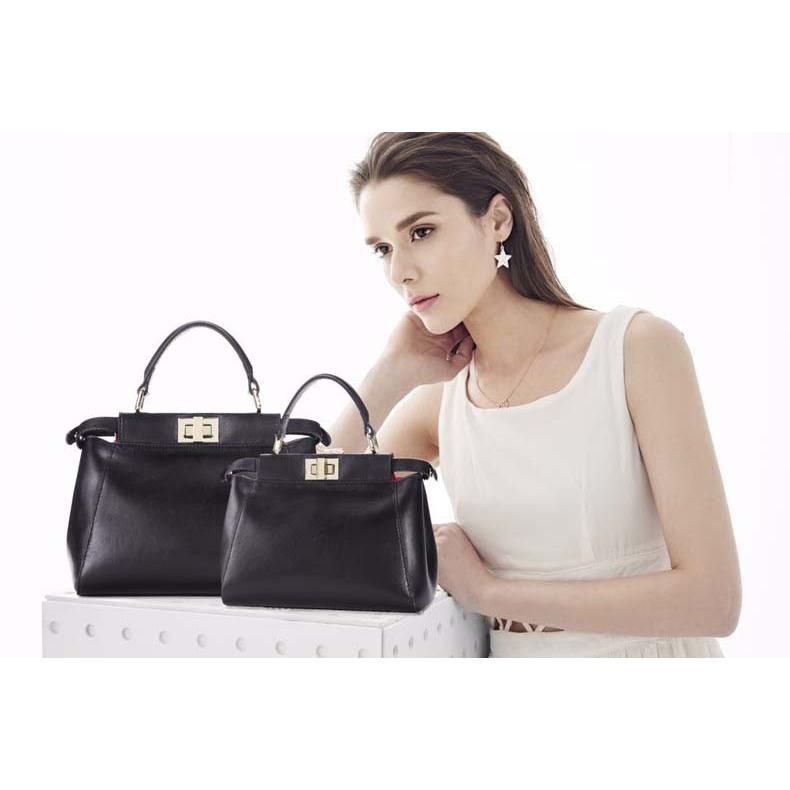 訳アリ品】IUHA 本革 羊革 ピーカブー（S）バッグ シップスキン 2way 