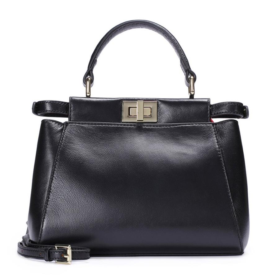 訳アリ品】IUHA 本革 羊革 ピーカブー（S）バッグ シップスキン 2way 