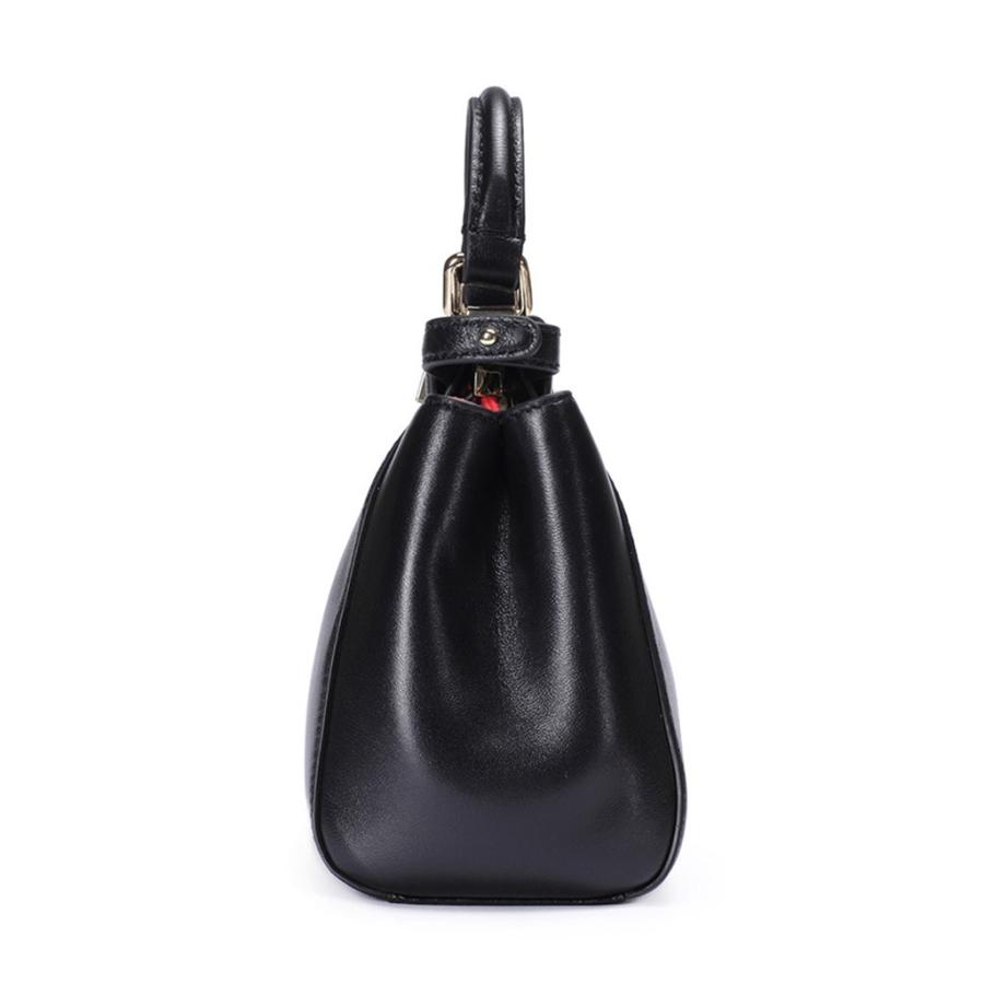 訳アリ品】IUHA 本革 羊革 ピーカブー（S）バッグ シップスキン 2way 
