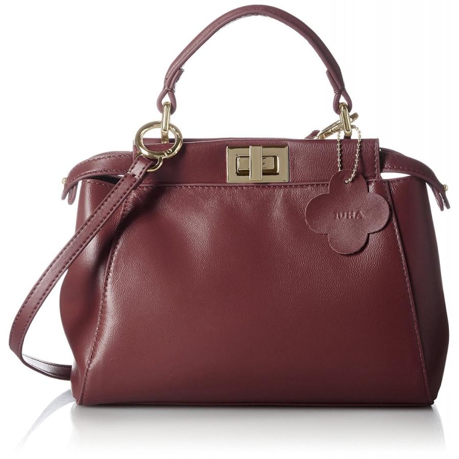 訳アリ品】IUHA 本革 羊革 ピーカブー（S）バッグ シップスキン 2way 