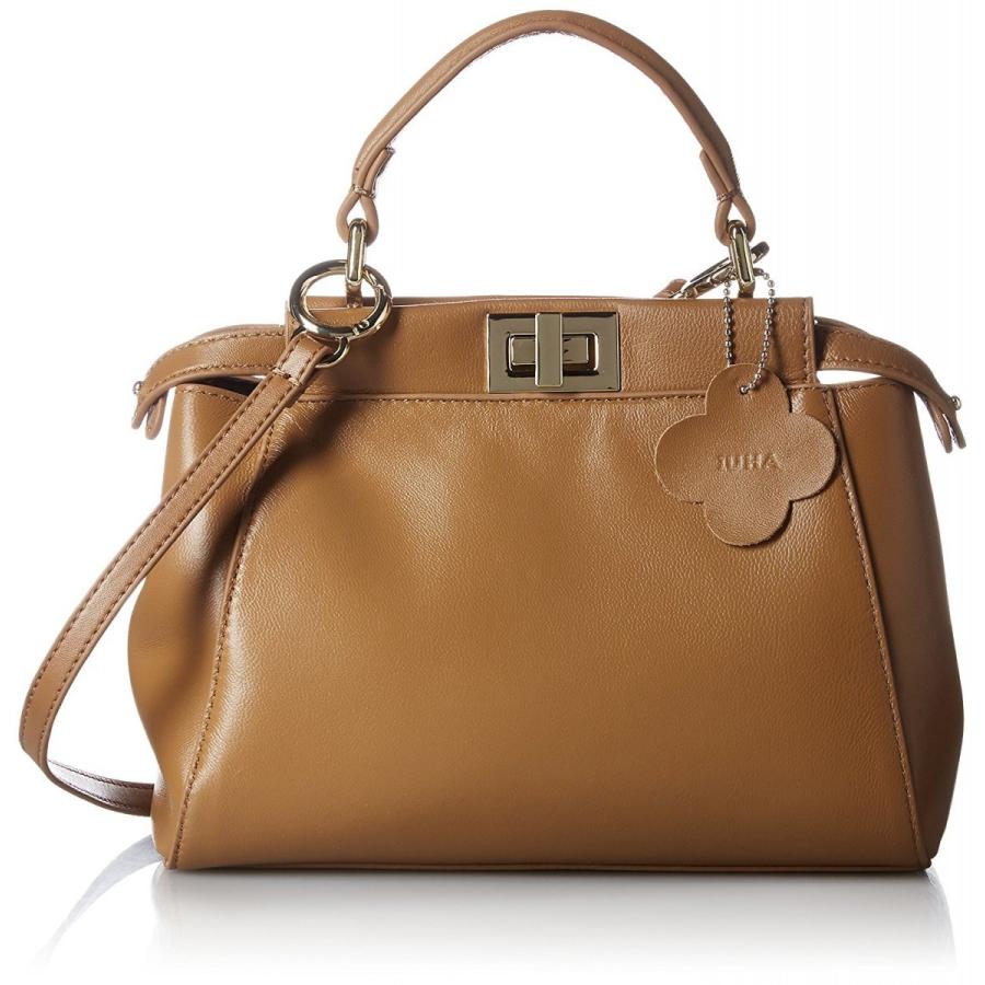 訳アリ品】IUHA 本革 羊革 ピーカブー（S）バッグ シップスキン 2way 