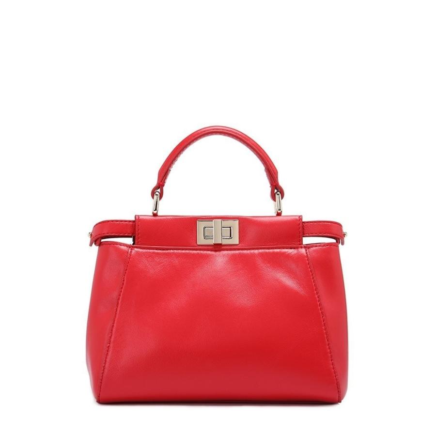 訳アリ品】IUHA 本革 羊革 ピーカブー（S）バッグ シップスキン 2way 