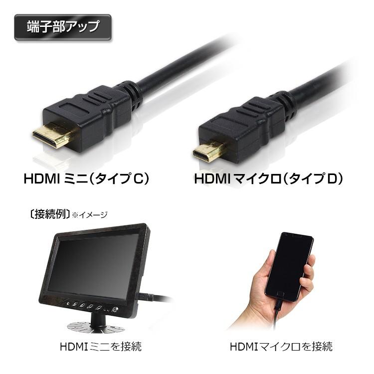 定形外送料無料 Mhl端子 Micro Hdmi端子 タイプd ケーブル 1m スマートフォン スマホ モニター Adp 00024 1 I V Base 通販 Yahoo ショッピング