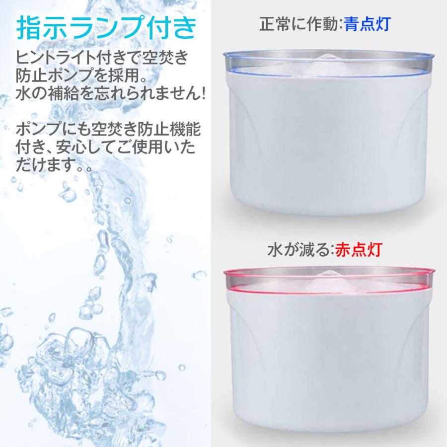 給水器 自動給水器 ペット 水飲み器 猫 犬 ペット給水器 循環式給水機 猫犬 兼用 2 5l大容量 活性炭フィルター付き 鳥 兎 小動物用 超静音 G Pet03 I V Base 通販 Yahoo ショッピング