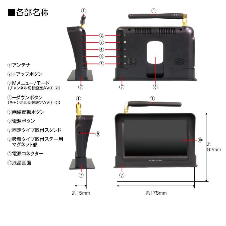 バックモニター ワイヤレス バックカメラ リアカメラ 5インチ トラック Lcd 電磁波干渉防止 ノイズ対策 12v 24v車用 Wtk A001 Op0 01 I V Base 通販 Yahoo ショッピング