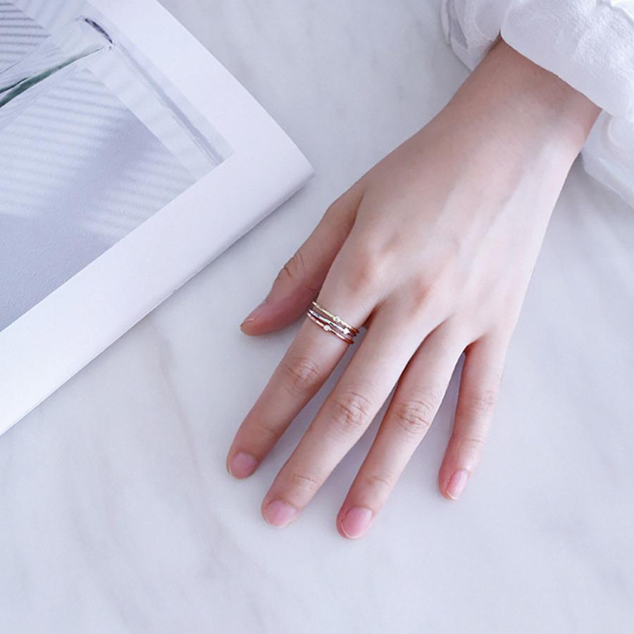 指輪 リング レディース シルバー ピンクゴールド ゴールド silver 925 キュービック ジルコニア 刻印 |  | 05