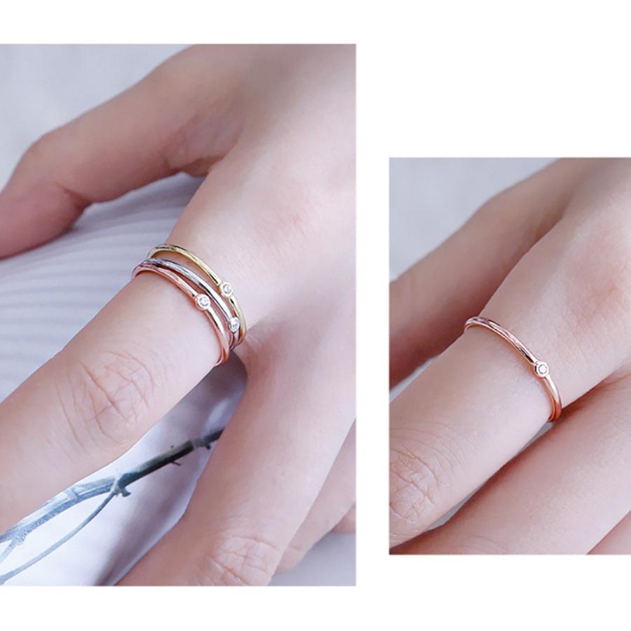 指輪 リング レディース シルバー ピンクゴールド ゴールド silver 925 キュービック ジルコニア 刻印 |  | 06