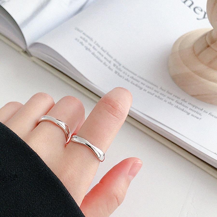 指輪 リング レディース シルバー silver 925 ゴールド シルバー ボールド ウェイブ 925 刻印 |  | 06