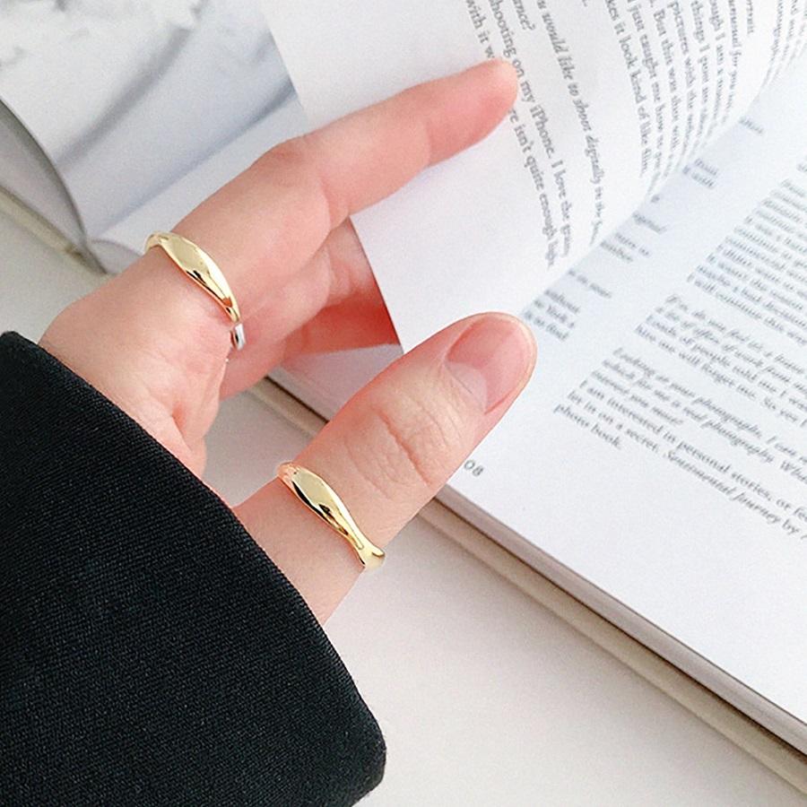 指輪 リング レディース シルバー silver 925 ゴールド シルバー ボールド ウェイブ 925 刻印 |  | 07