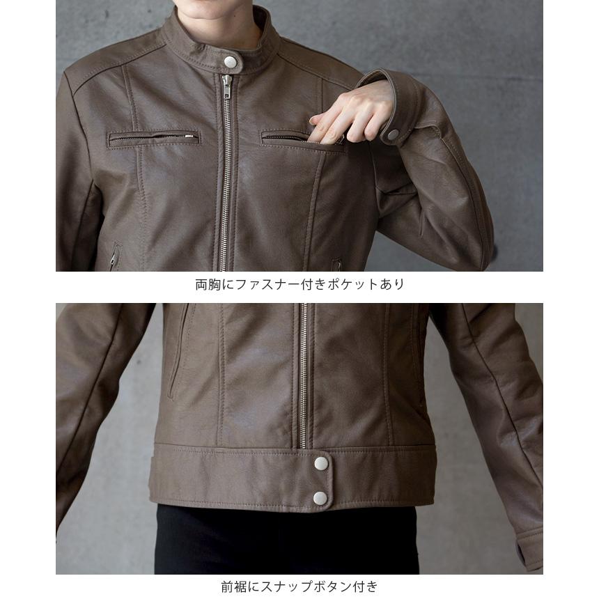 ライダース ジャケット レディース シングルライダース アウター ライダース ジャケット レディース シングルライダース アウター