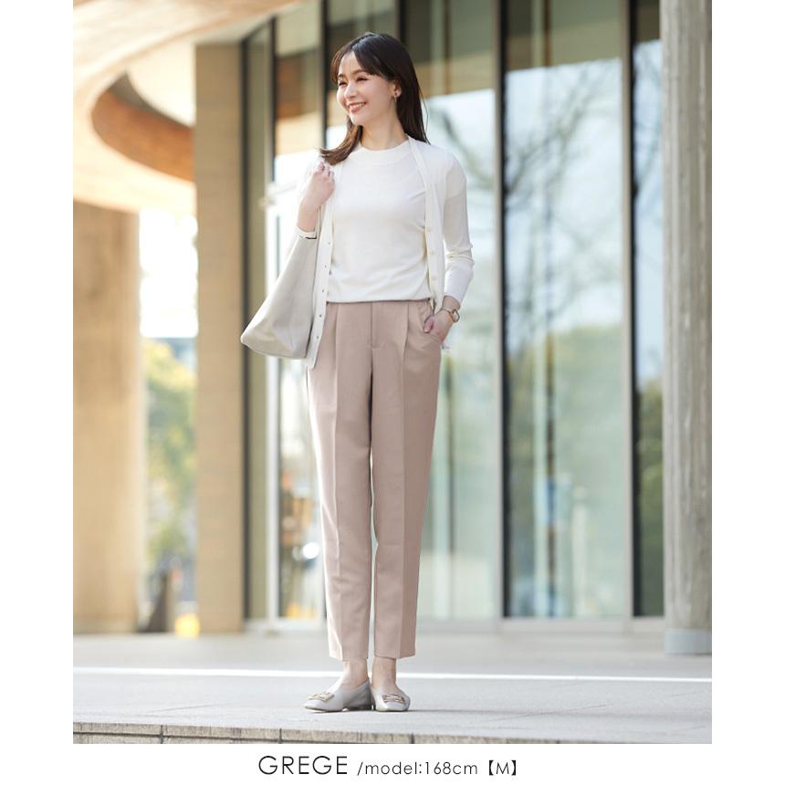 テーパードパンツ パンツ レディース ストレッチ 40代 50代 体型カバー ボトムス Ll 3l 大きいサイズ 通勤 メール便可 1点まで M便 1 1 メール便で送料無料 Pt Be Hr0501 Happy急便 レディース店 通販 Yahoo ショッピング