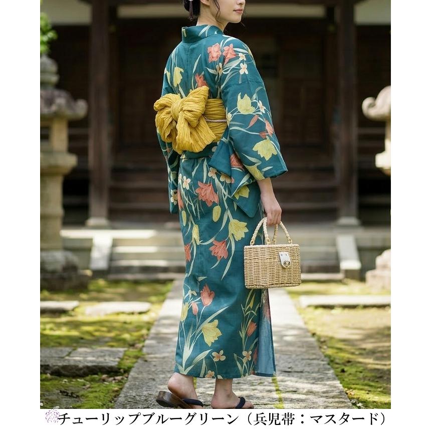 浴衣 レディース 50代 40代 30代 20代 浴衣セット 夏着物 二部式 セパレート 和服 和装 花火大会 フリーサイズ メール便不可 送料無料