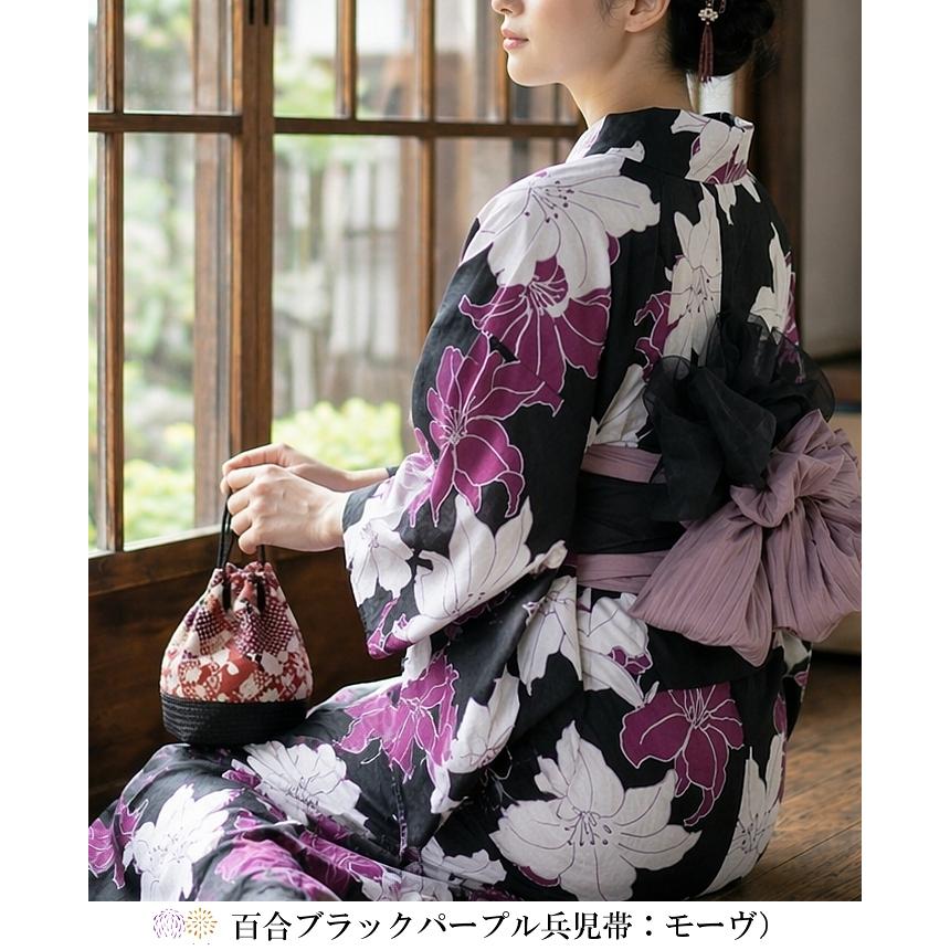 浴衣 レディース 50代 40代 30代 20代 浴衣セット 夏着物 二部式 セパレート 和服 和装 花火大会 フリーサイズ メール便不可 送料無料
