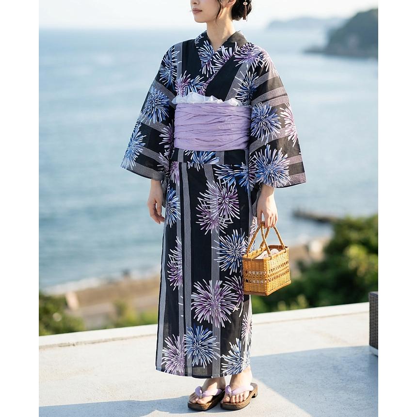 浴衣 レディース 50代 40代 30代 20代 浴衣セット 夏着物 二部式 セパレート 和服 和装 花火大会 フリーサイズ メール便不可 送料無料