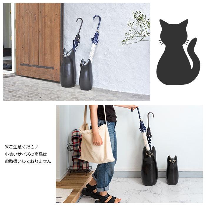 ❣ポルトガル製【可愛い猫型傘立て】陶器 白系 猫型陶器傘立て 楽天